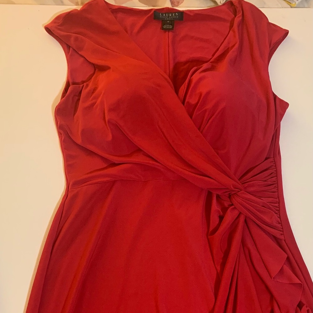 Ralph Lauren red dress